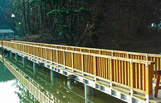 木橋 / 松本市 田溝池