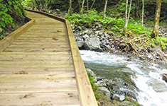 木道 / 島々線 明神